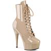 Pleaser - DELIGHT1020 Bottes de plateforme - Couleur de peau Product image